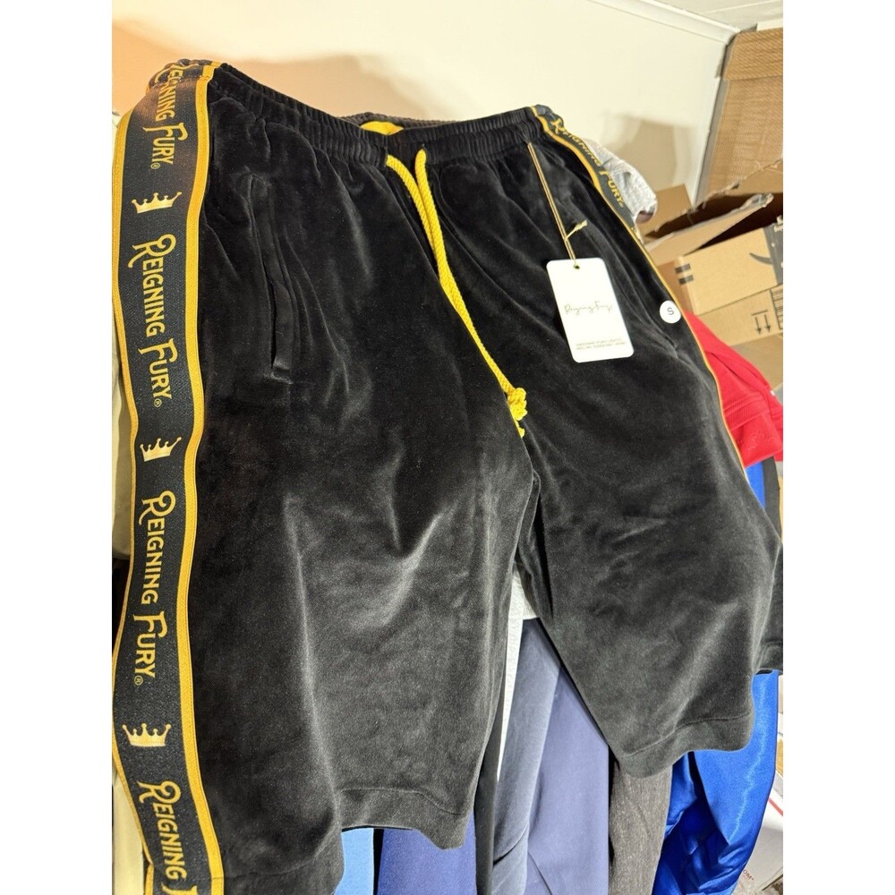 Reigning Fury Velvet Black Shorts Size Small New With Tags One Of A Kind